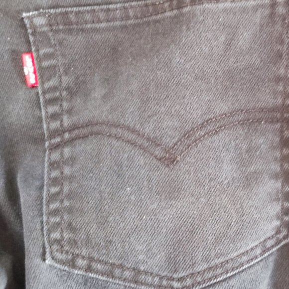 Levi's 514 straight fit jeans black men's size 36x30 - Picture 9 of 9